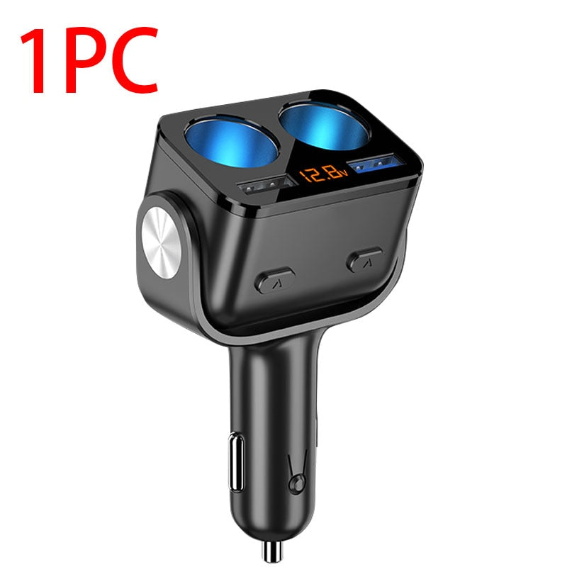 Dual USB Car Charger with Quick Charge 3.0, 12V Compatibility & Overload Protection