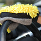 Ultra-Soft Coral Fleece Car Wash Mitt - Scratch-Free, High Absorbency & Machine Washable