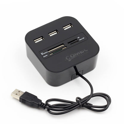 USB Hub Combo - Multi-Port Expansion, High-Speed Data Transfer & Plug-and-Play Functionality