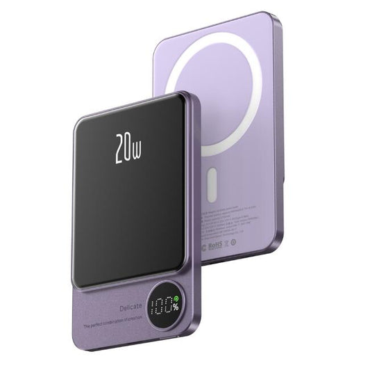 MagSafe-Compatible Power Bank - 10000mAh, PD20W Fast Charging & 15W Wireless Charging