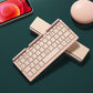Portable Bluetooth Keyboard - Compact, Foldable, Rechargeable & Compatible with All Devices