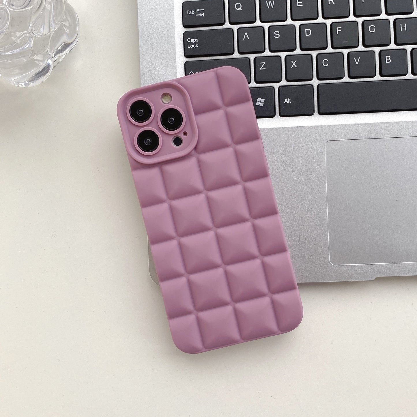 Stylish Lattice Phone Case - Durable, Protective, & Modern Design for Your Device