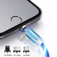 3 in 1 LED Lights Fast Magnetic Charging Cable- Assorted