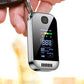 Digital Alcohol Tester Breathalyzer with LCD Display – USB Rechargeable Keychain for Safety