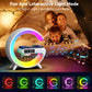 Sunrise Wake-Up Lamp with Bluetooth Speaker, Polar Projection & Portable Design