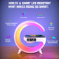 Sunrise Wake-Up Lamp with Bluetooth Speaker, Polar Projection & Portable Design
