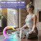 Sunrise Wake-Up Lamp with Bluetooth Speaker, Polar Projection & Portable Design
