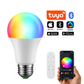 Bluetooth Smart LED Bulb E27 with Remote Control & APP – 15W Color Changing Furniture Graffiti Bulb for Home Use